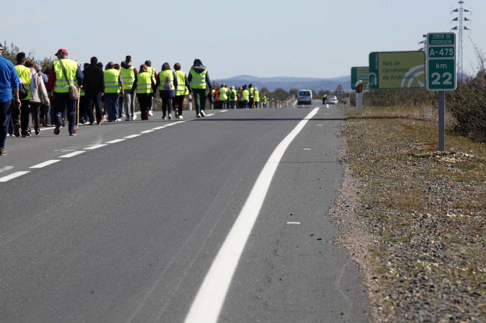 Marcha por la segregación de Tharsis hasta la sede del TSJA en Sevilla