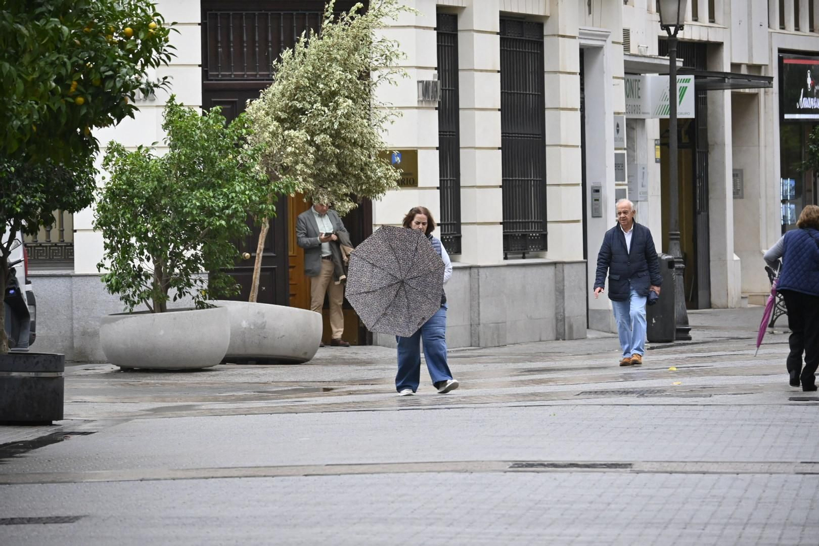 Imágenes del temporal a su paso por Huelva