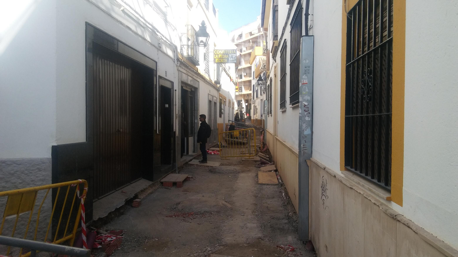 Estado de la calle Cárcamo.
