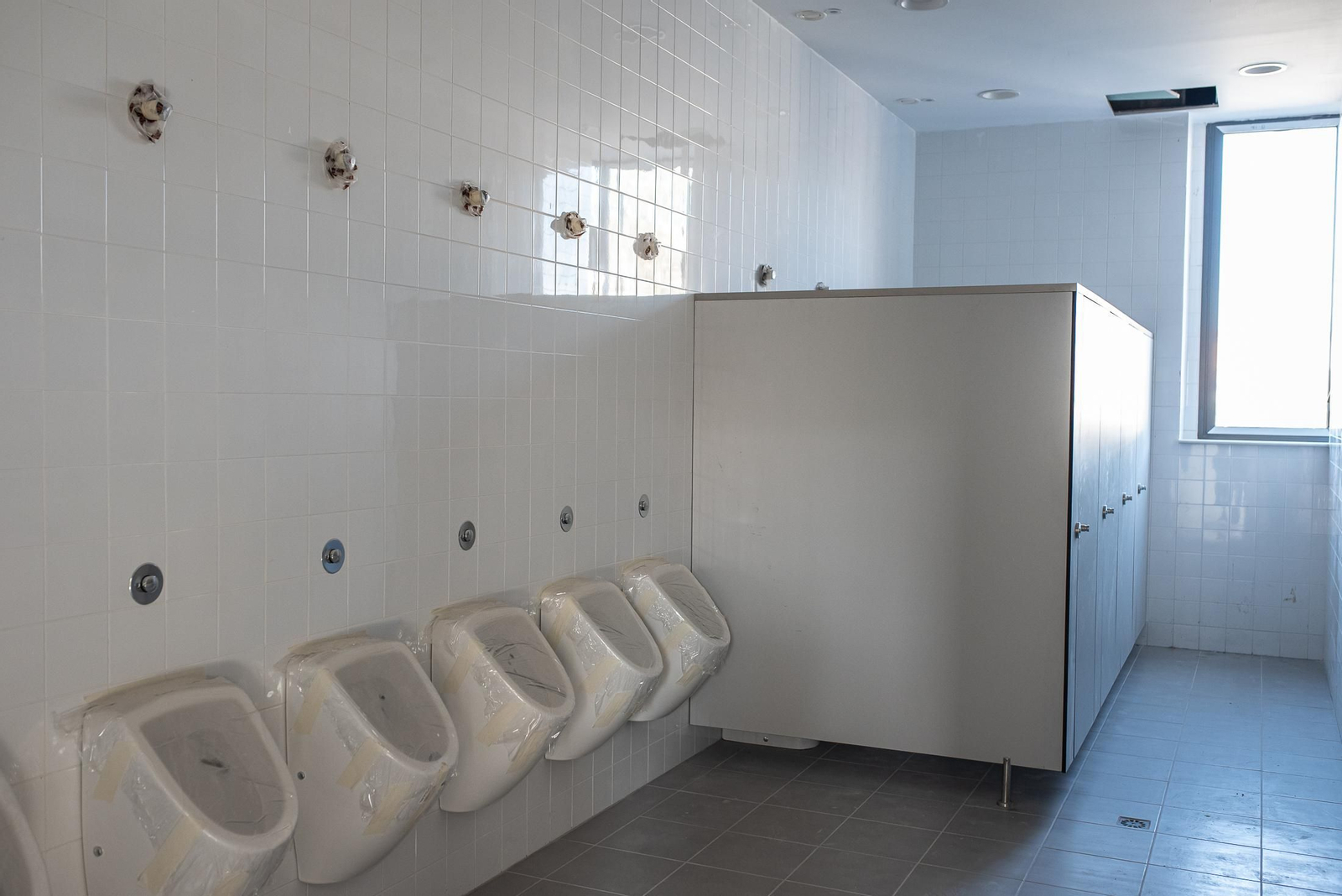 Una visita a las obras del IES La Rábida, en imágenes