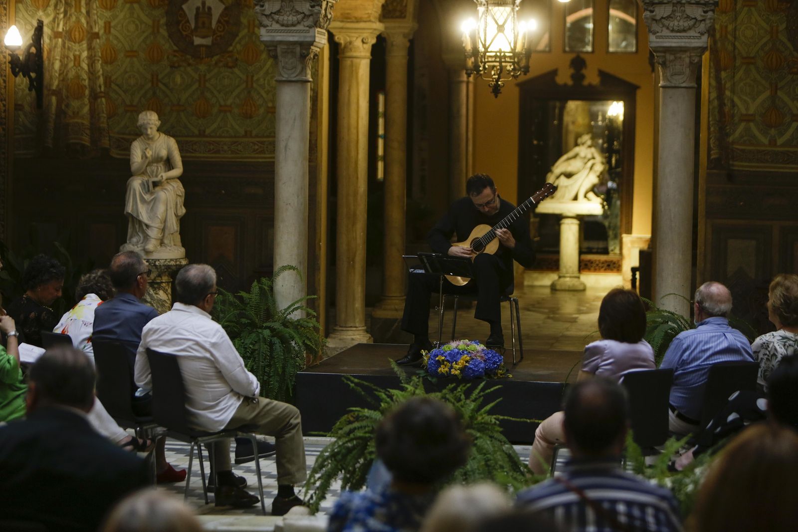 Antonio Duro, en un momento del concierto.