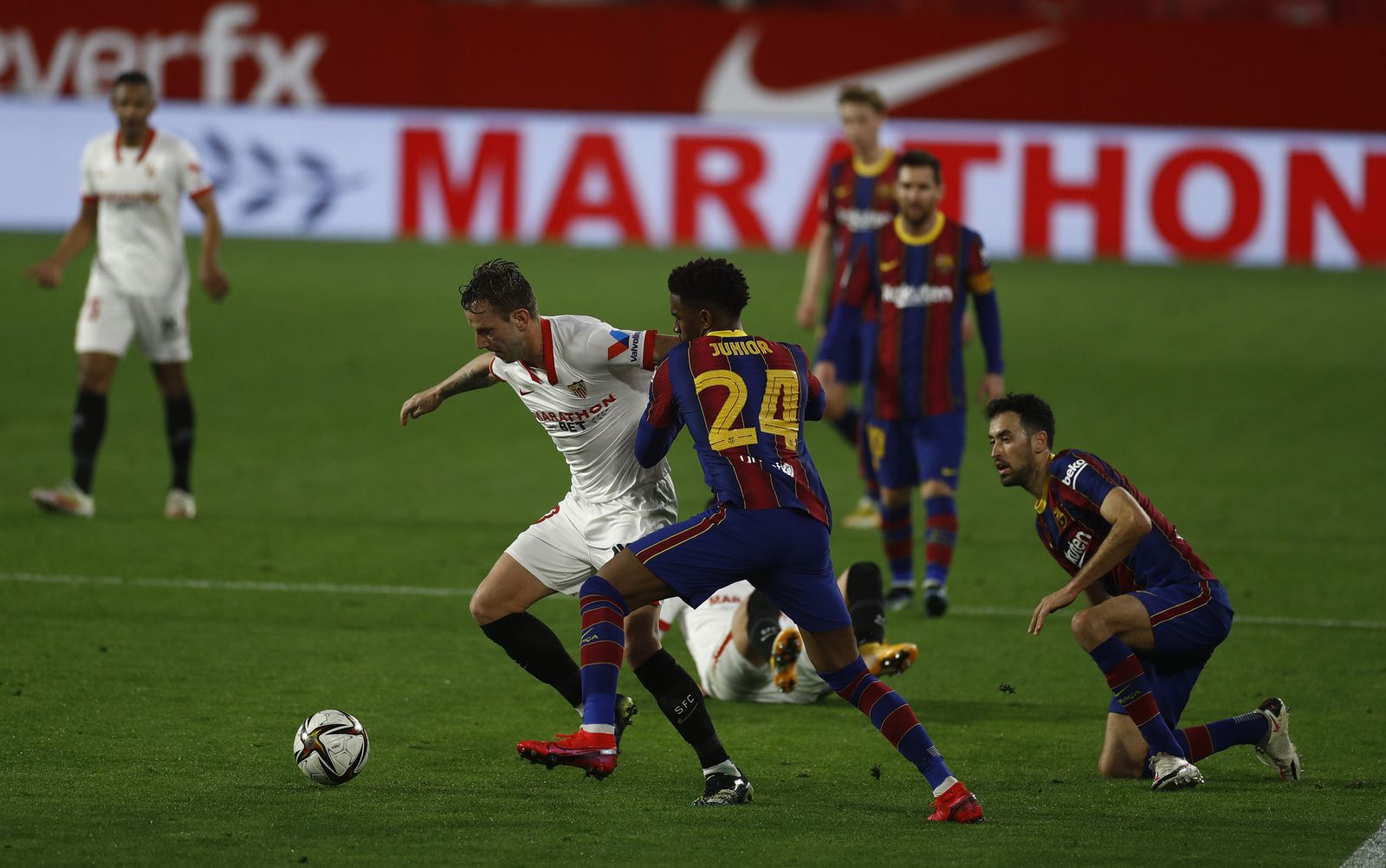 El Sevilla-Barcelona de Copa del Rey, en imágenes