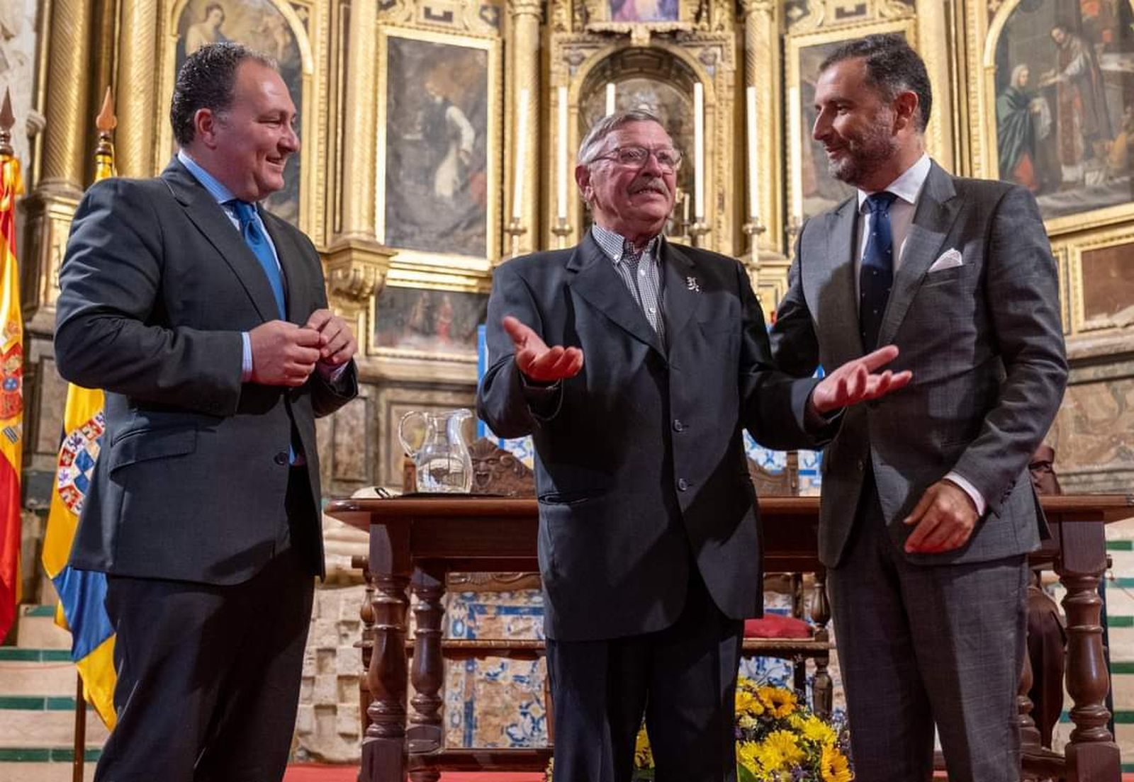 David Toscano, Jorge Vintan y David Cuéllar.