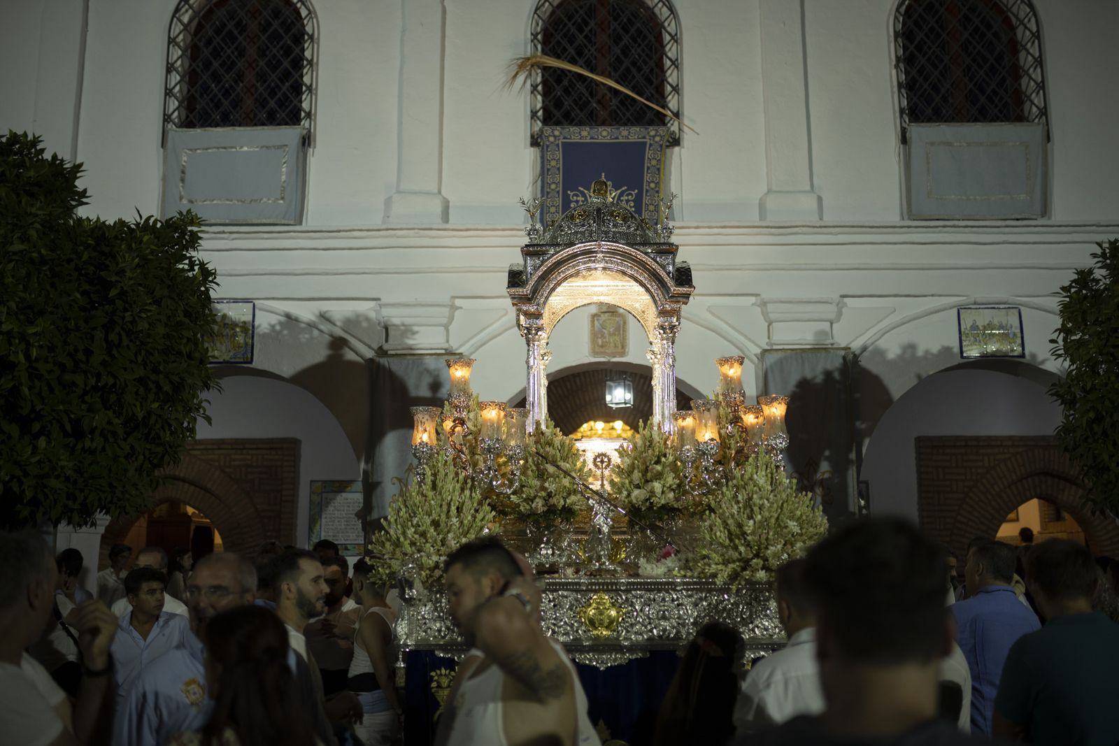 Imágenes de la recogida de la Virgen de la Cinta 2022