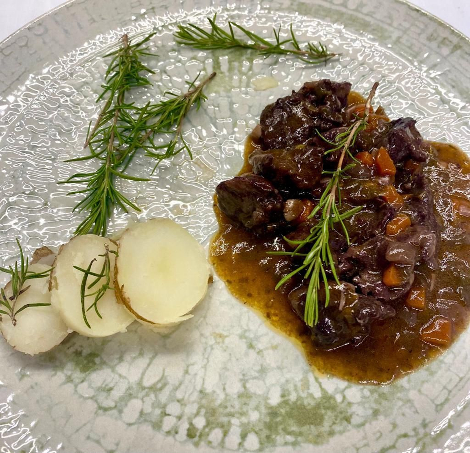 Un plato de carne presentado en el casting de 'MasterChef Junior' en Sevilla