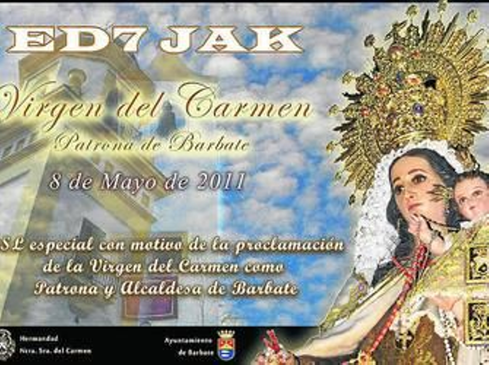 Tarjeta que será enviada a los que contacten con la estación base.