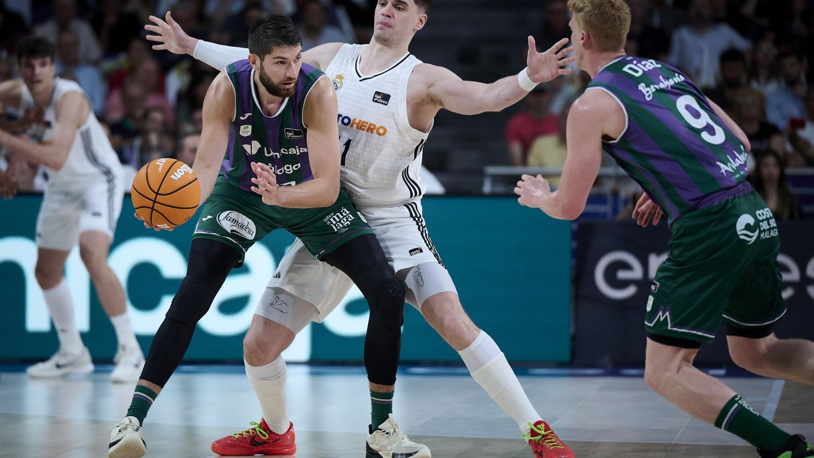 El Real Madrid-Unicaja, en fotos