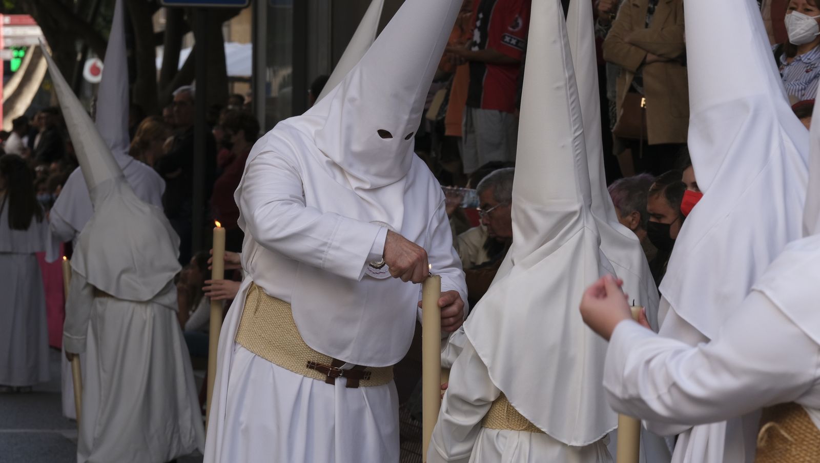 Fotogalería procesión de la Santa Cena. Semana Santa de Almería 2022.