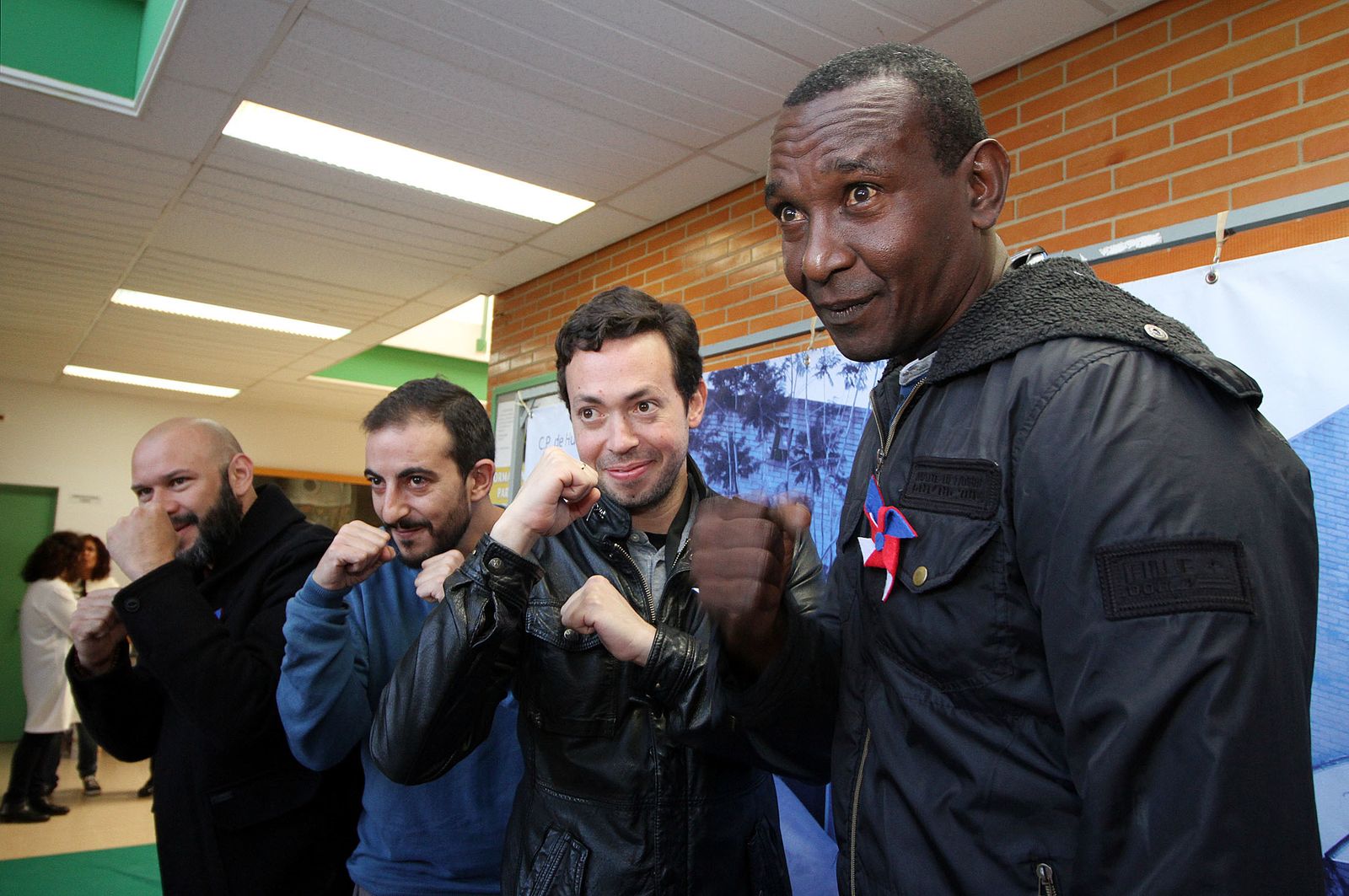 "El Piedra" visita la cárcel de Huelva, en imágenes