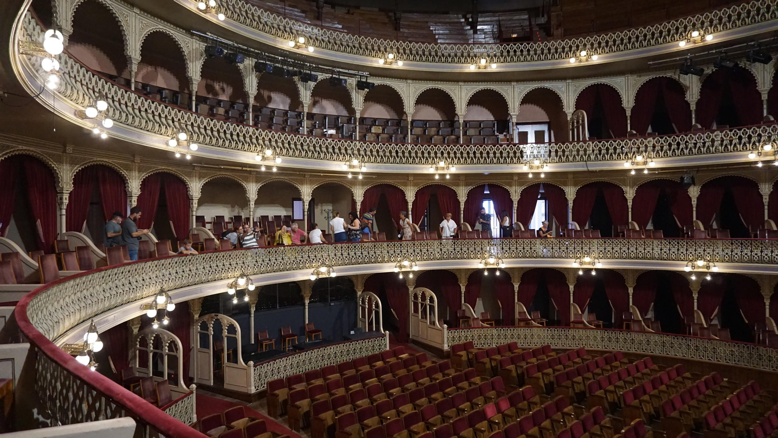 Interior del Gran Teatro Falla de Cádiz.