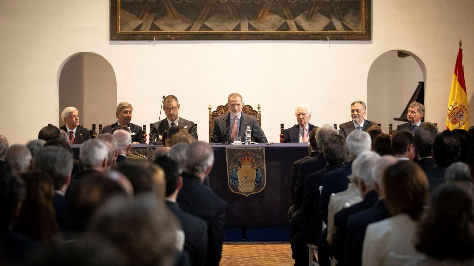 Las fotos de Felipe VI en el Real Monasterio de San Jerónimo de Granada en la reunión de las Reales Maestranzas de España