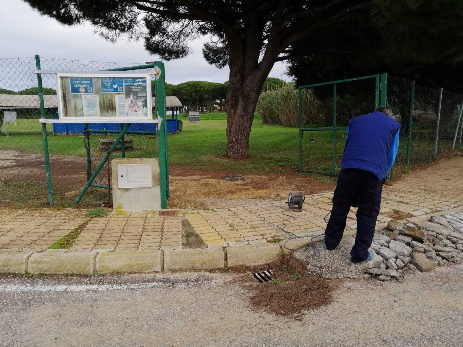 Trabajos que se llevan a cabo en las instalaciones situadas en el Novo.