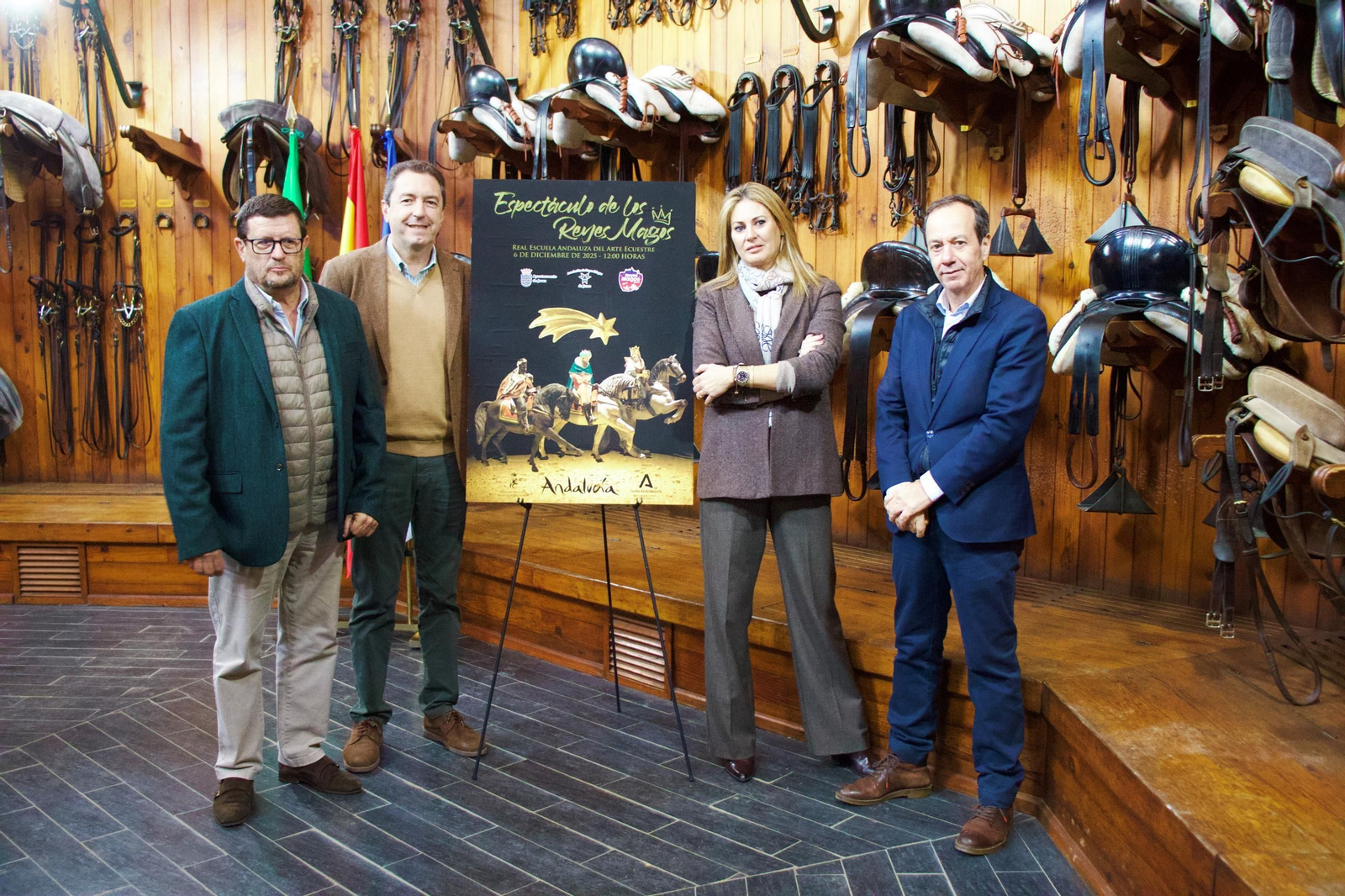 Un momento del acto de presentación en la Real Escuela.
