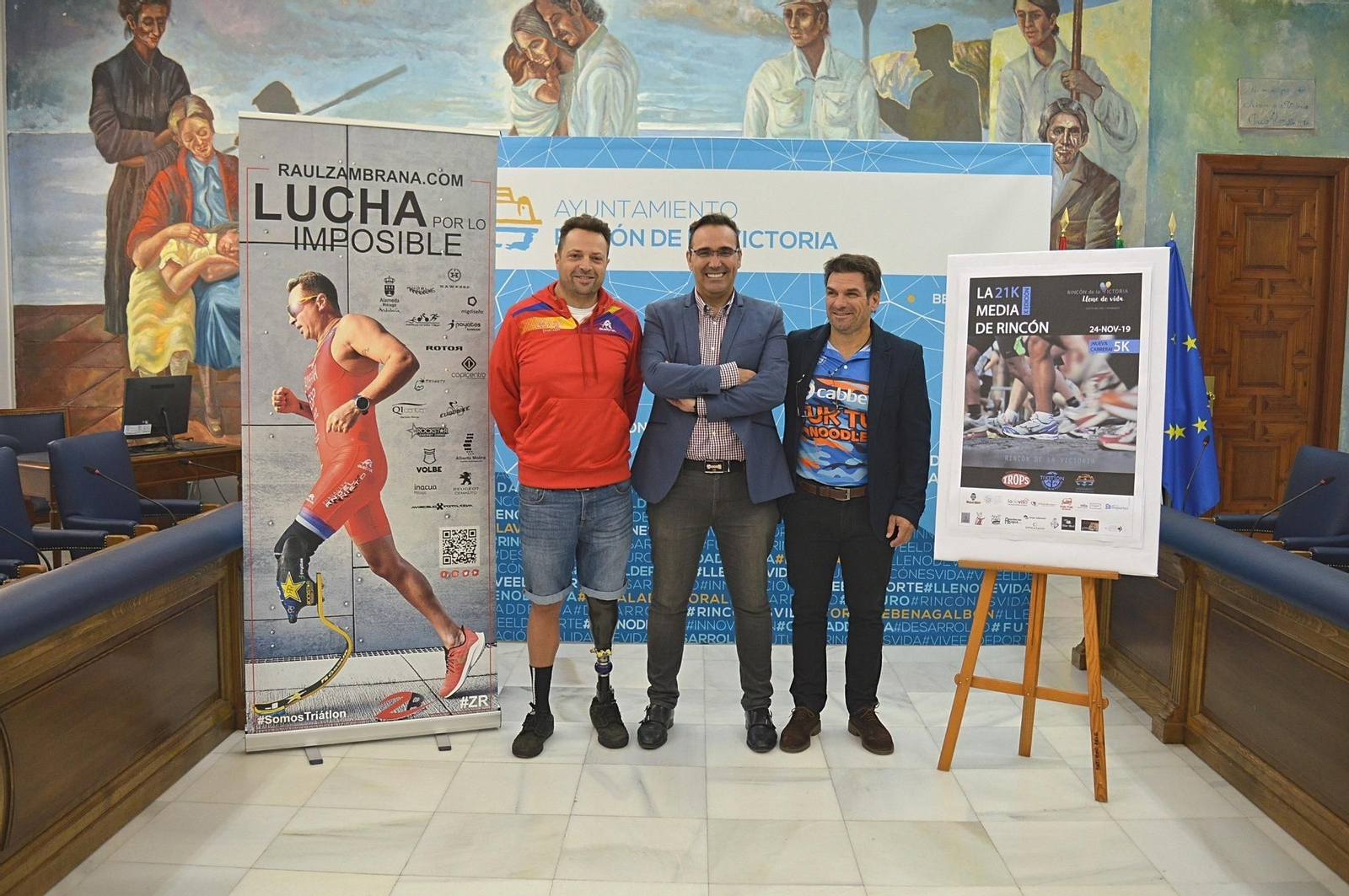 Presentación del cartel de la prueba.