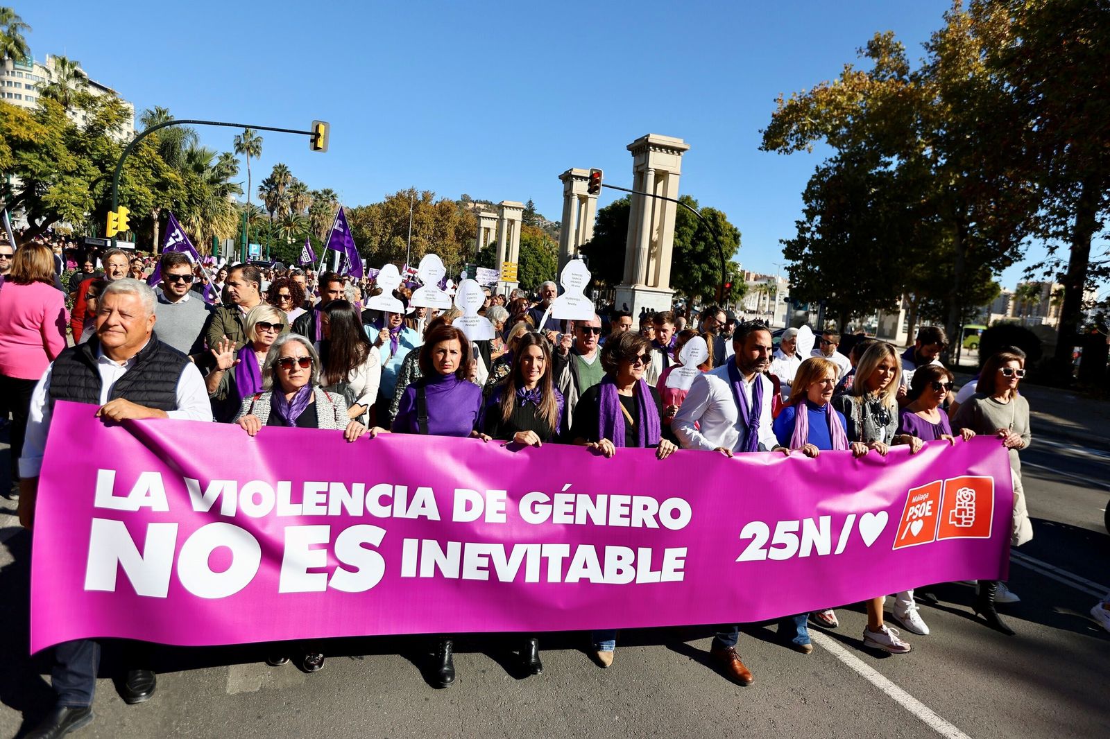 Todas las fotos que deja la manifestación del 25N