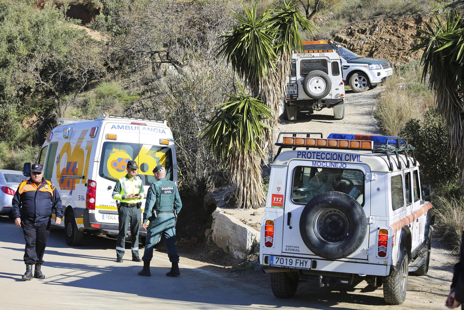 Rescate del pequeño Yulen en Totalán