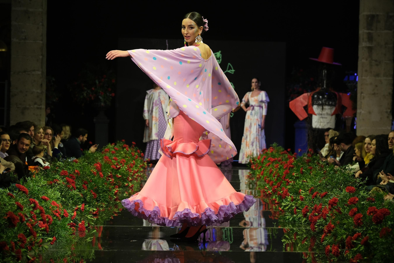 Desfile de Rocío Segovia en la Pasarela Flamenca Jerez Tío Pepe 2023