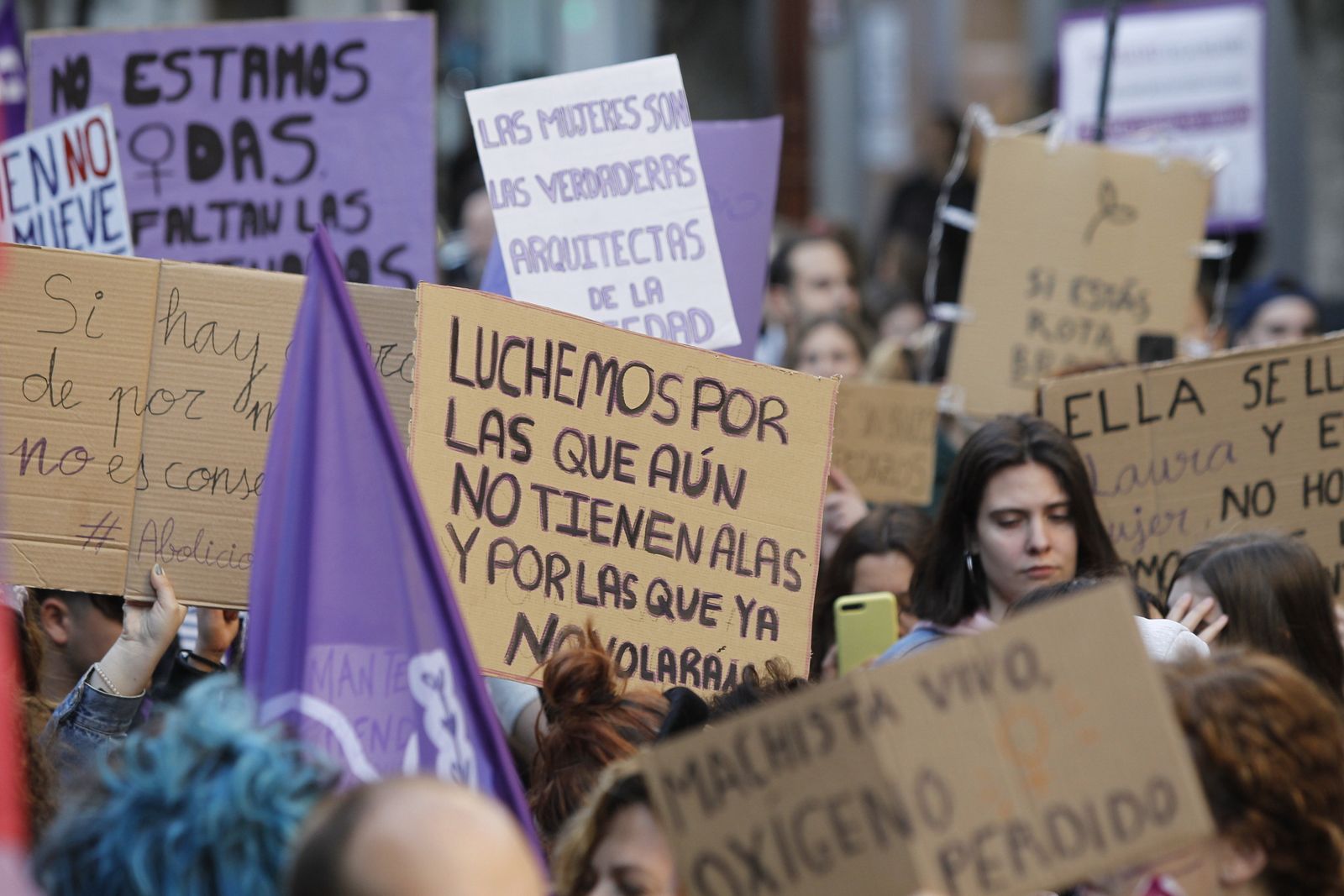 Fotogalería manifestación Día Internacional de la Mujer