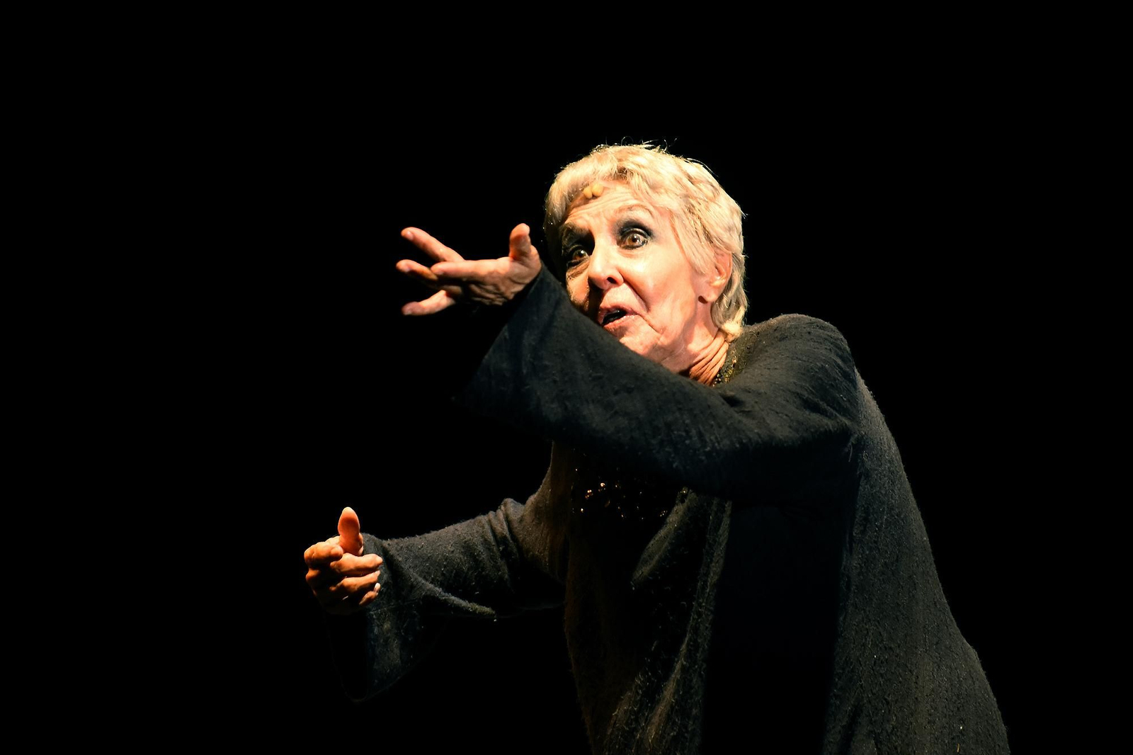 Concha Velasco, en una función de 'Reina Juana'.