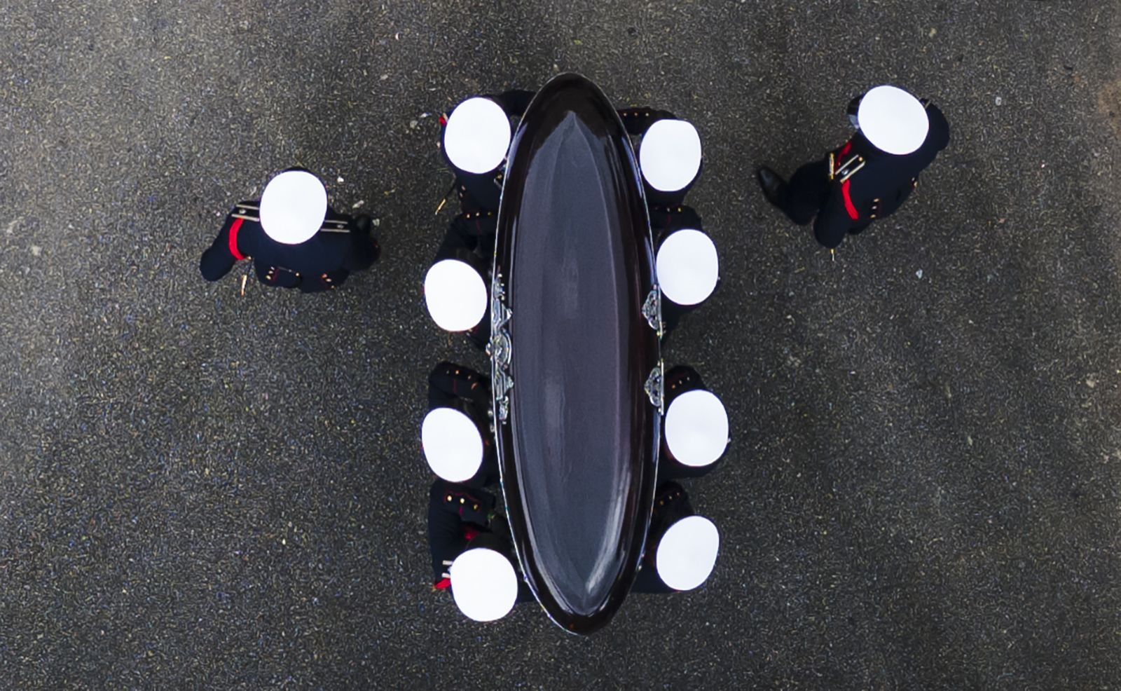 Las fotos del entierro de Pelé