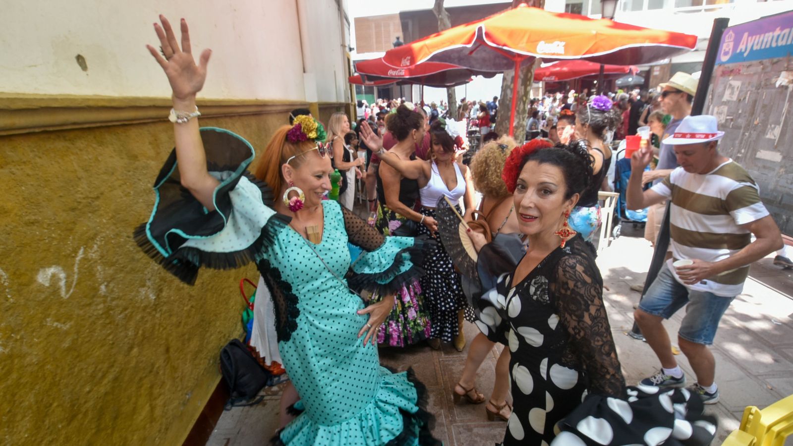 Las fotos del Domingo Rociero en el centro de la Línea