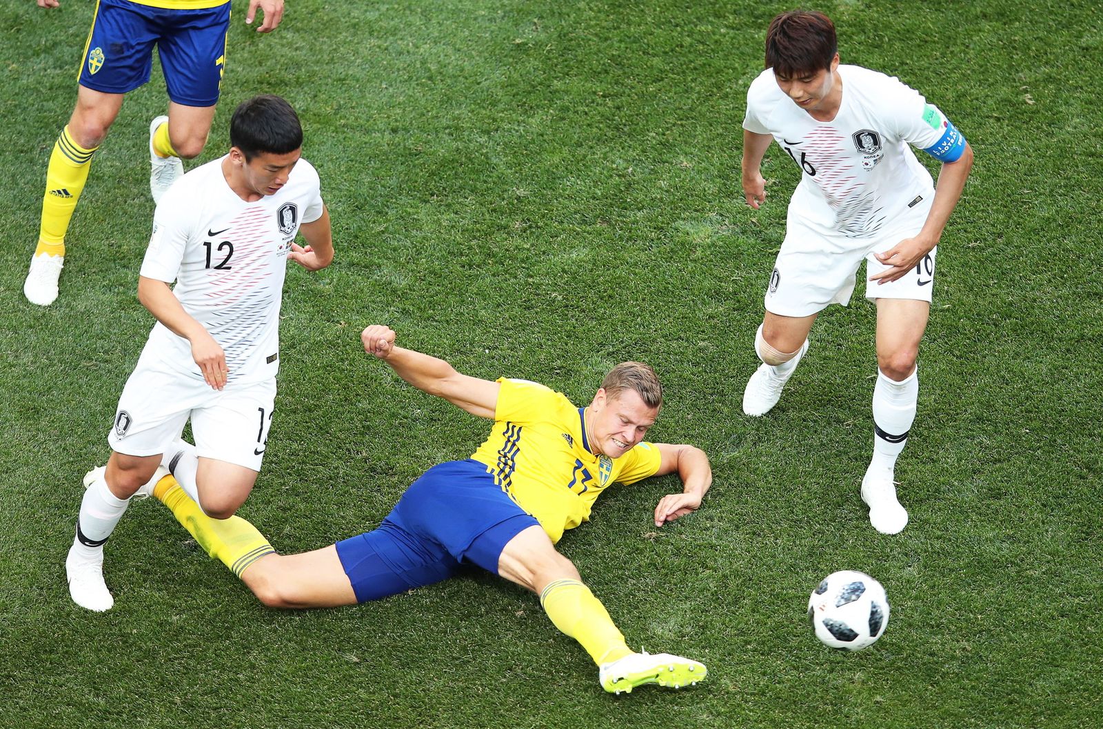 Las imágenes del Suecia-Corea del Sur