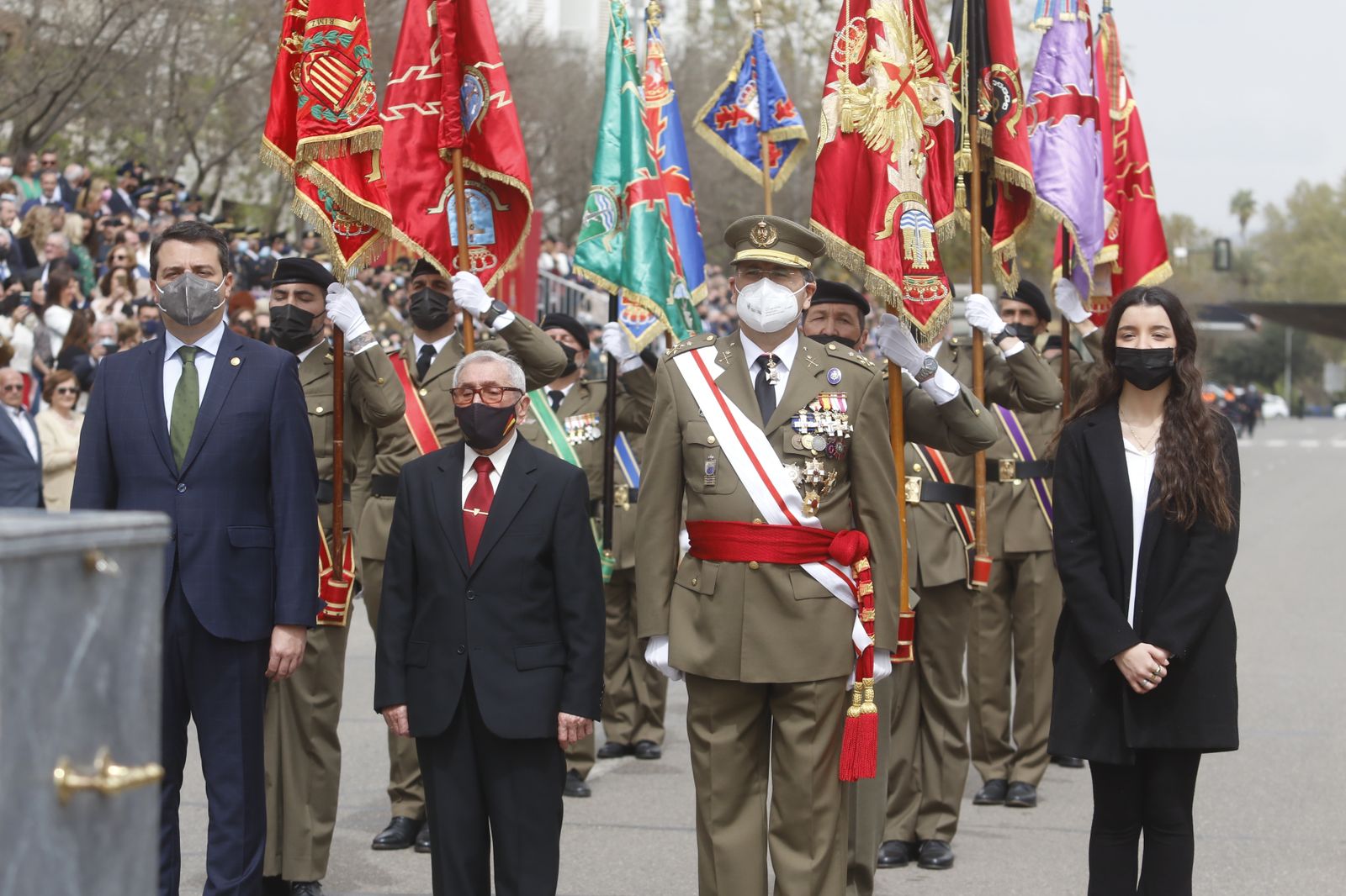 La jura de bandera civil en Córdoba, en imágenes
