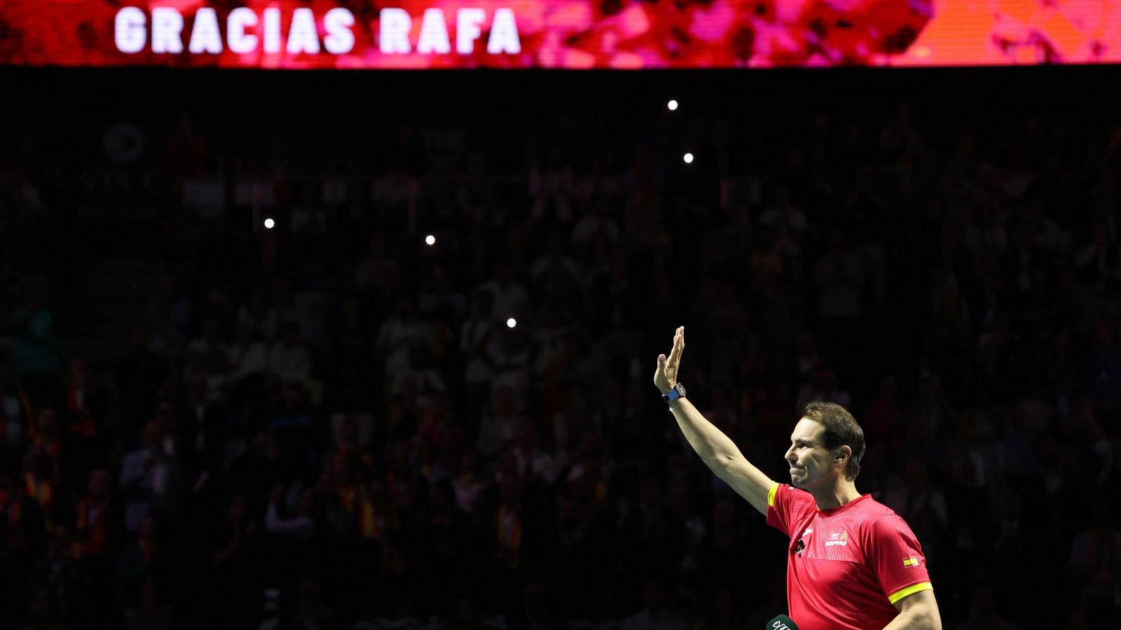 El homenaje a Rafa Nadal, en fotos