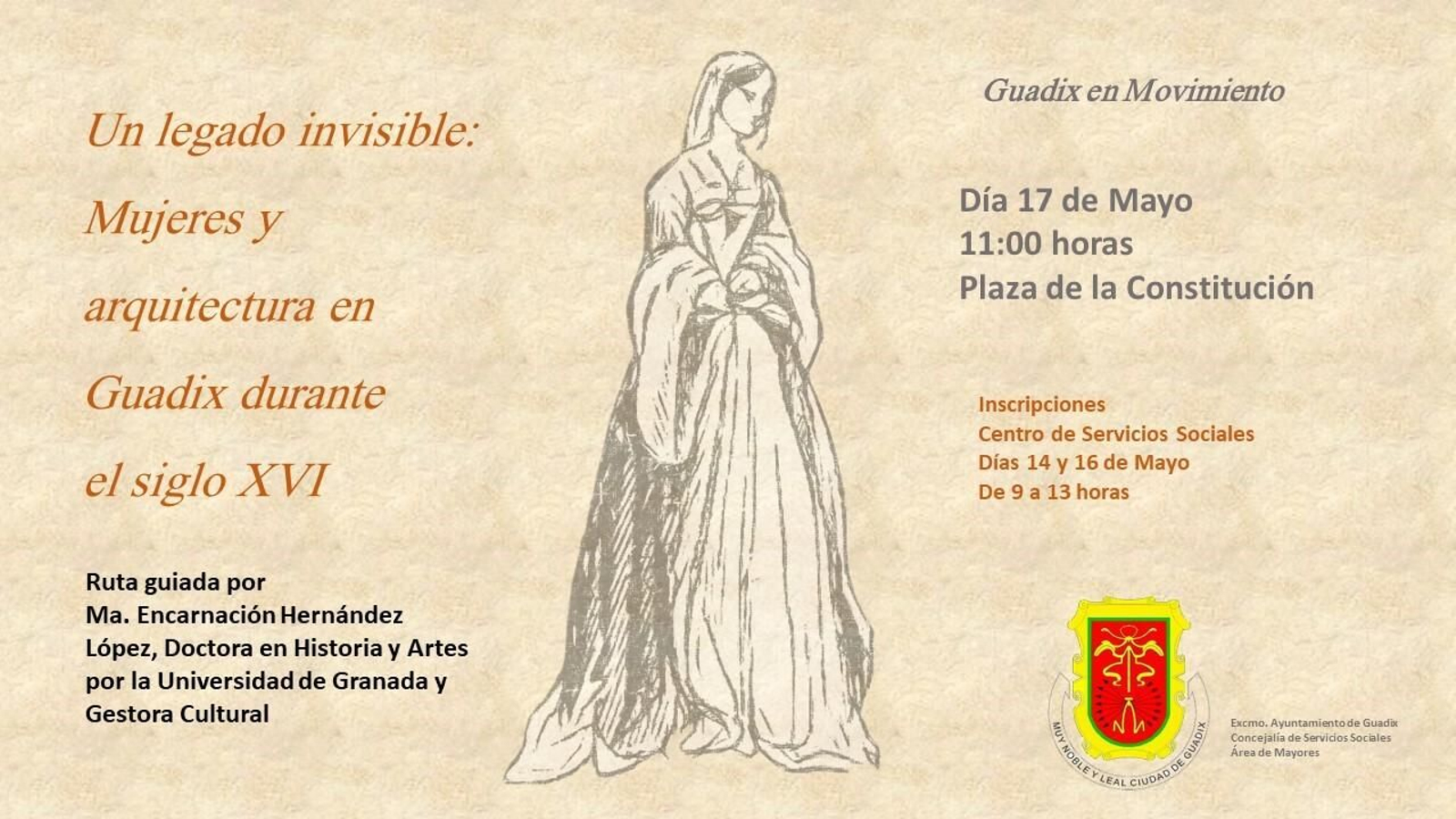 Nueva ruta de Guadix 'Mujeres y arquitectura en el siglo XVI': horarios y salida