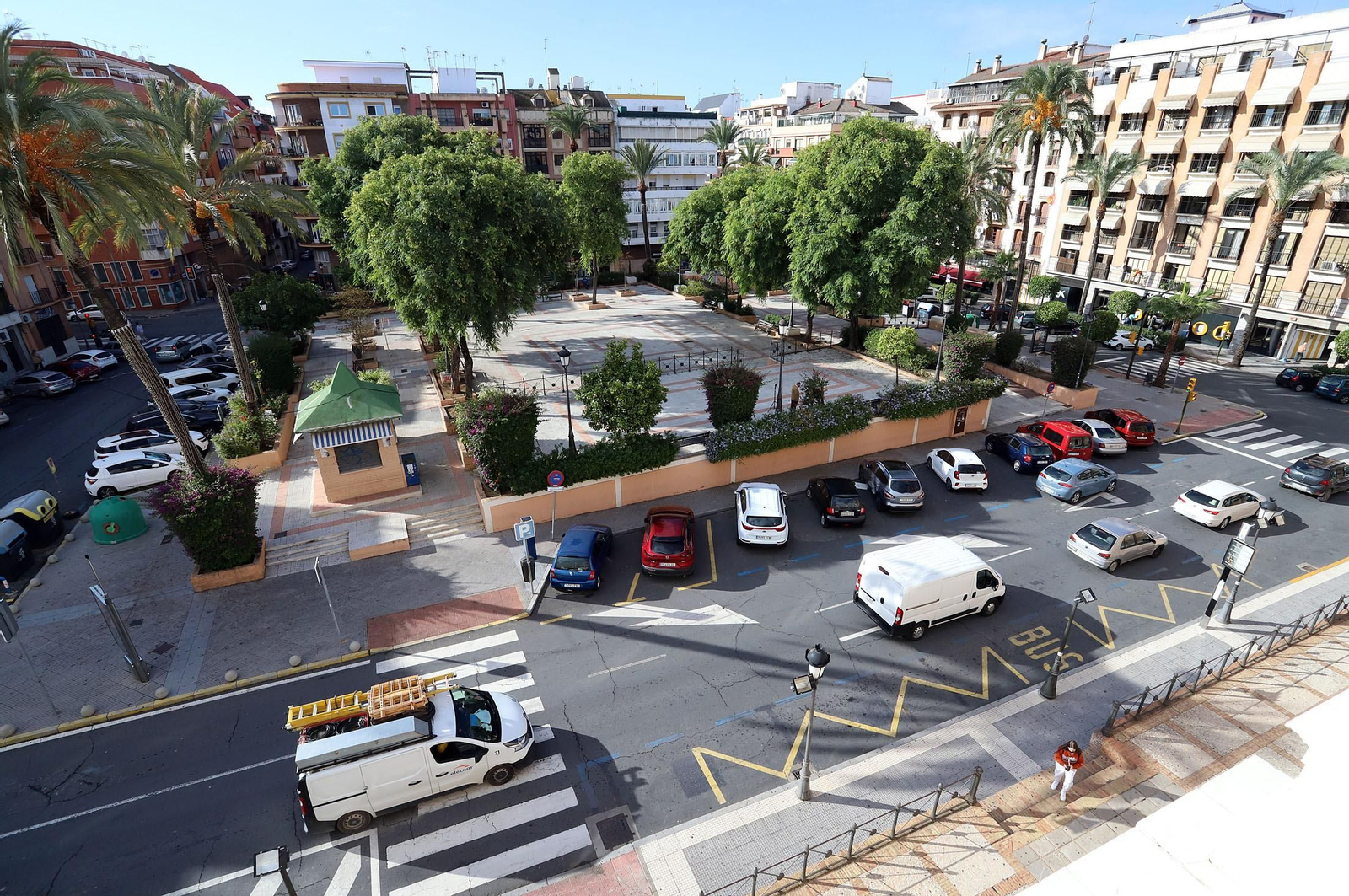 Panorámica de la Plaza de la Merced.