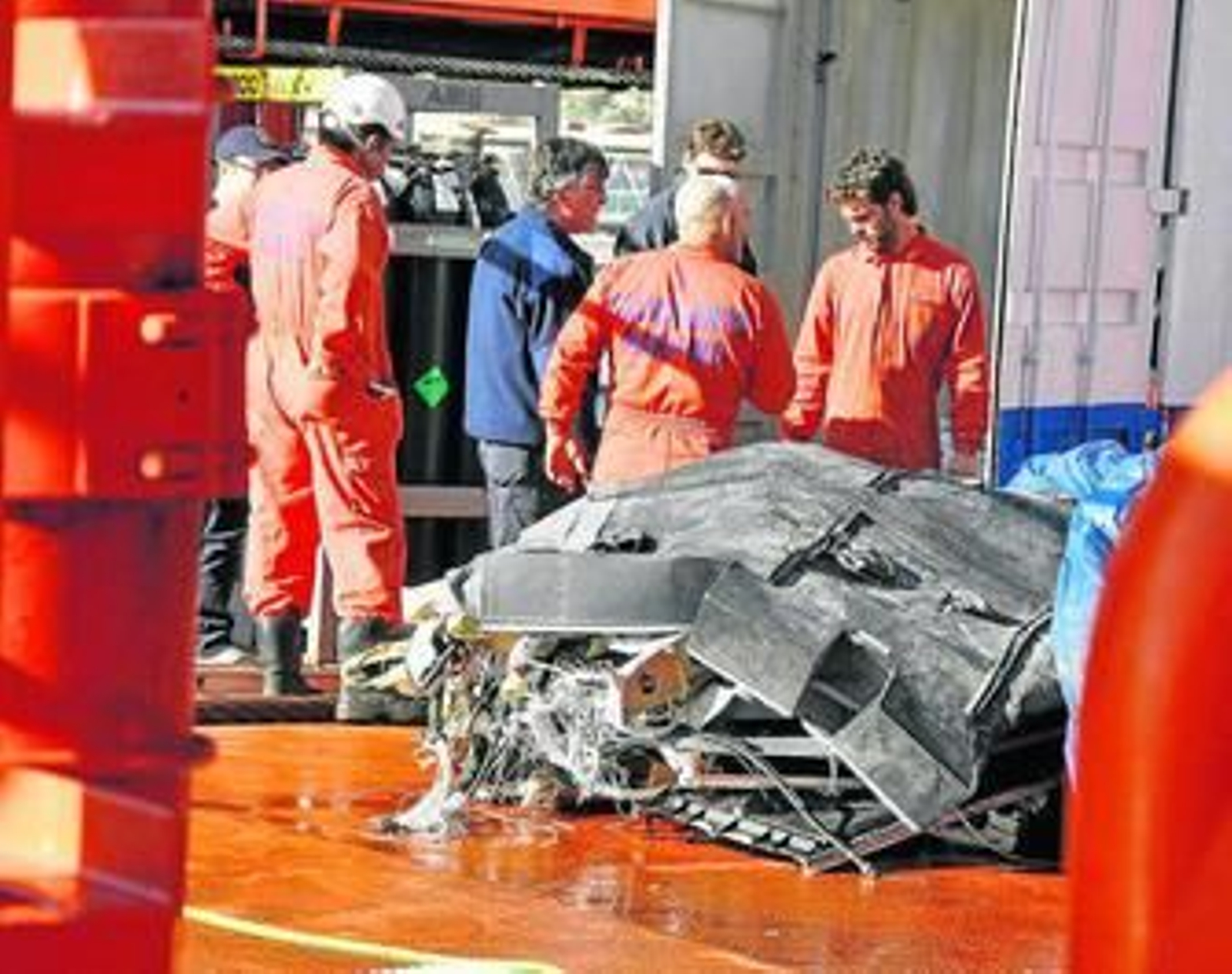 La caja negra del Helimer 207 fue rescatada a principios de mes por los buzos de Salvamento Marítimo.