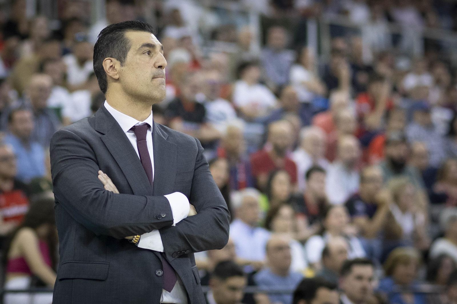 Pin durante el pasado partido ante el Breogán