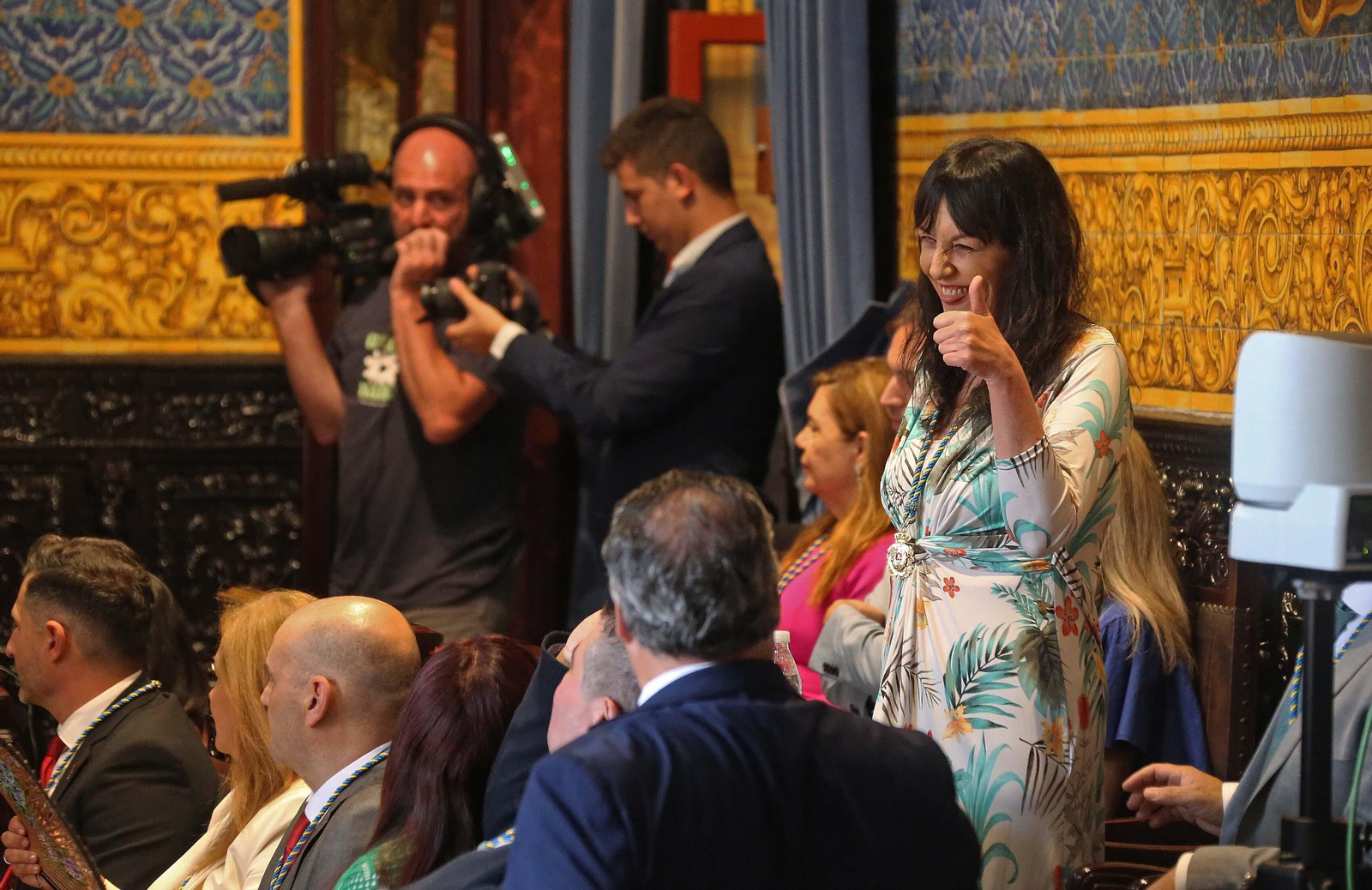 Fotos del pleno de investidura de José Ignacio Landaluce en Algeciras