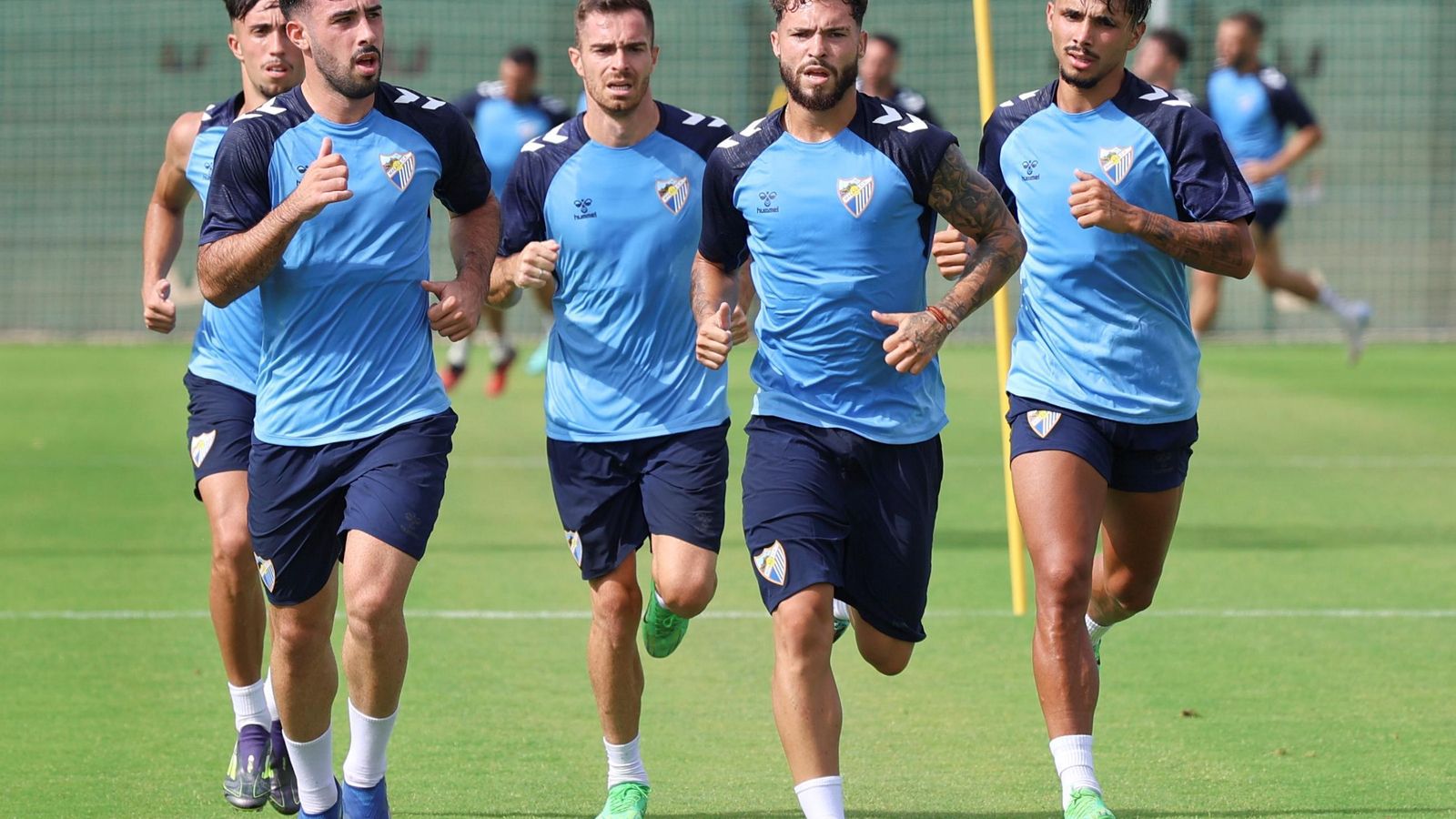 El Málaga CF prueba la Ciudad Deportiva de Arraijanal