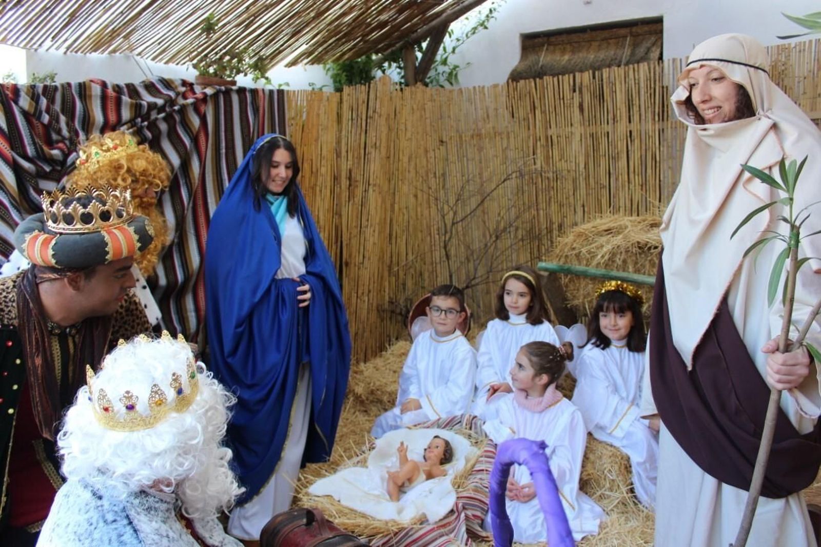 Imagen del nacimiento en Olvera.