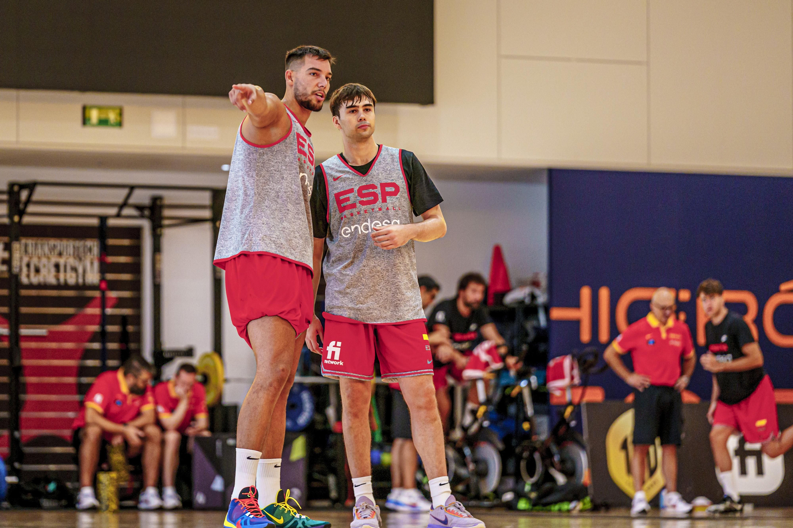 Sesión de la selección española en The Embassy