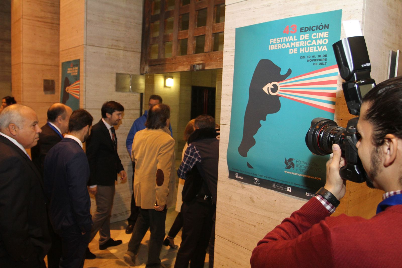 Gala inaugural de la 43 edición del Festival de cine Iberoamericano de Huelva.