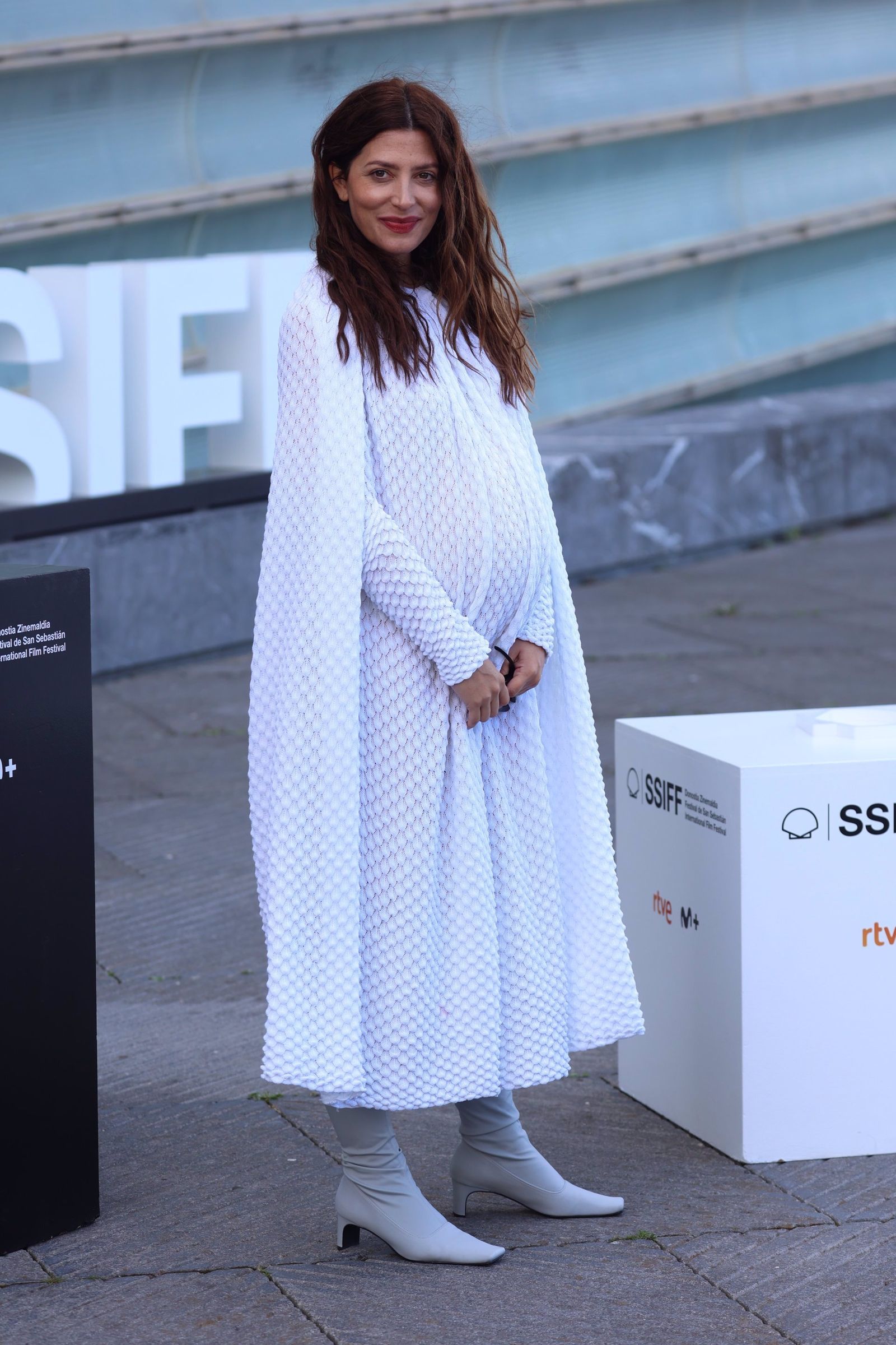 Bárbara Lennie en el Festival de Cine de San Sebastián.