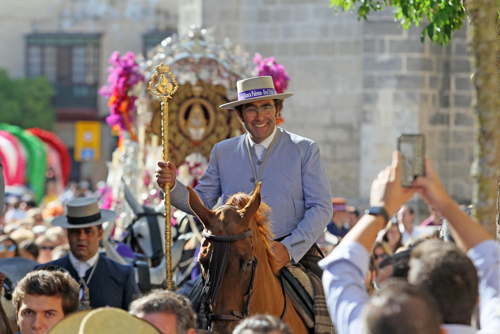 La última romería de Raúl Rodríguez Galisteo como hermano mayor