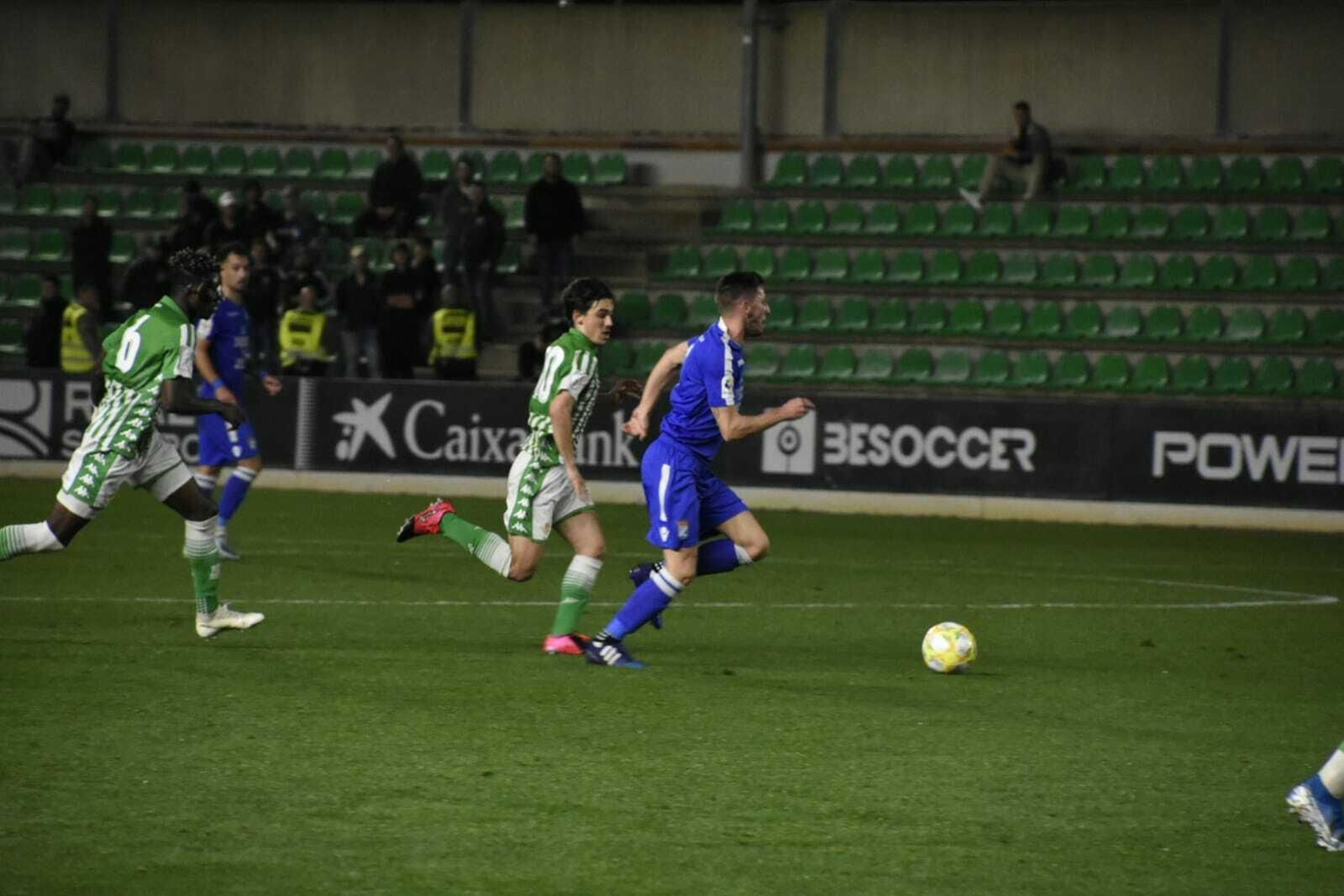 Yeray Morales, en el partido del sábado contra el Betis Deportivo.