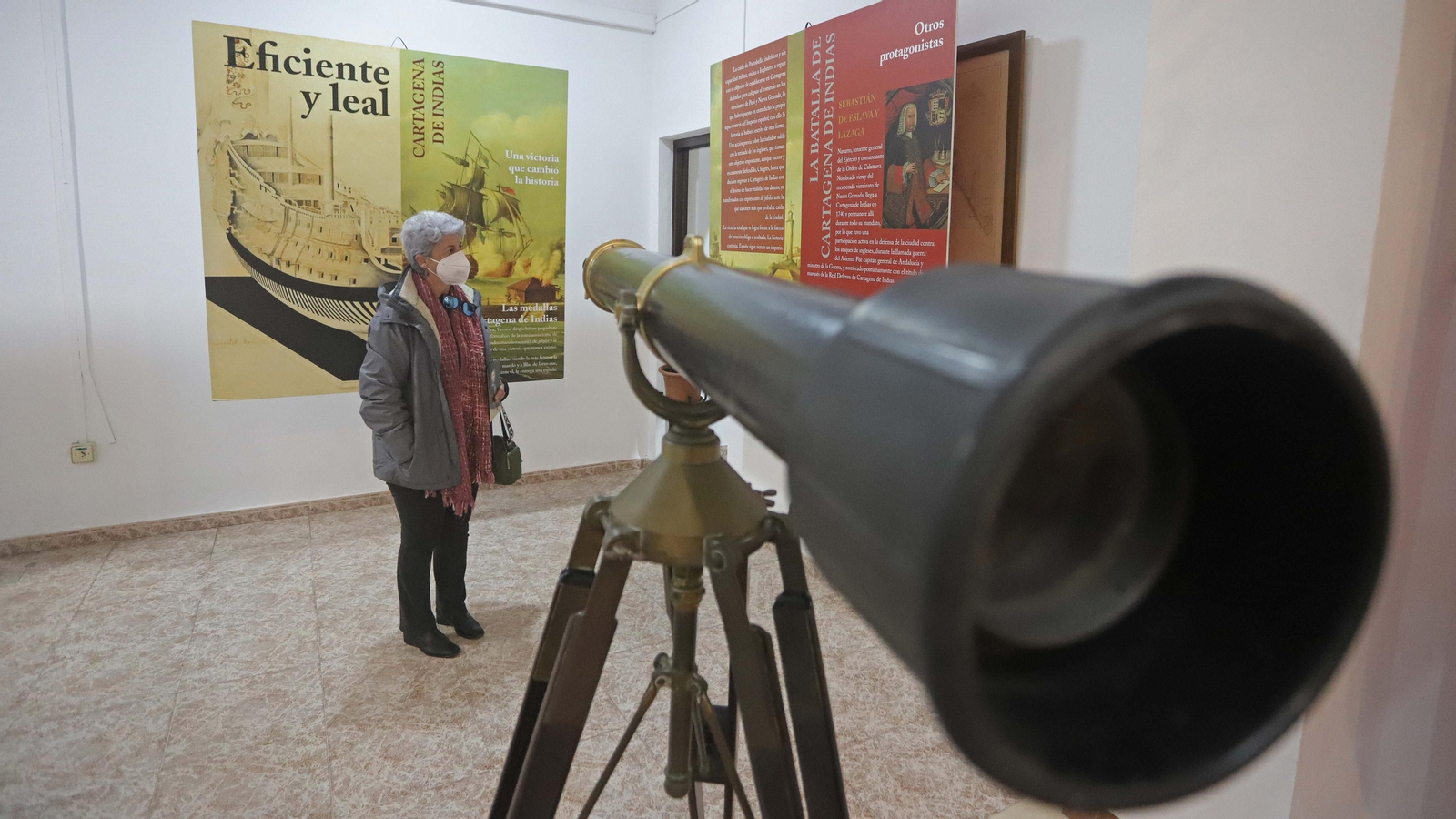 Fotos de la inauguración de la exposición sobre Blas de Lezo en Algeciras
