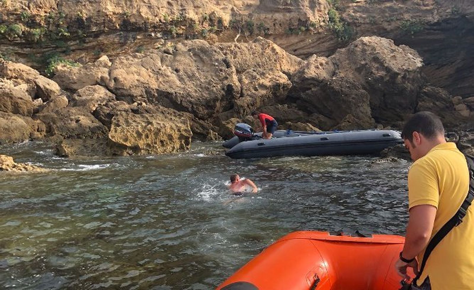 Imágenes del rescate