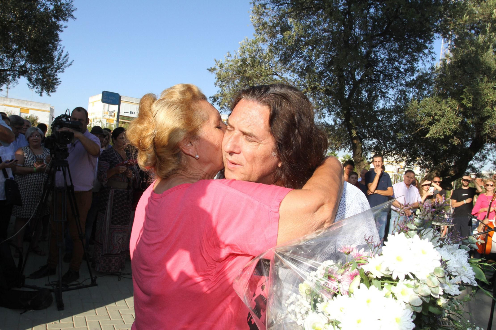Inaguración del monumento al Niño Miguel.