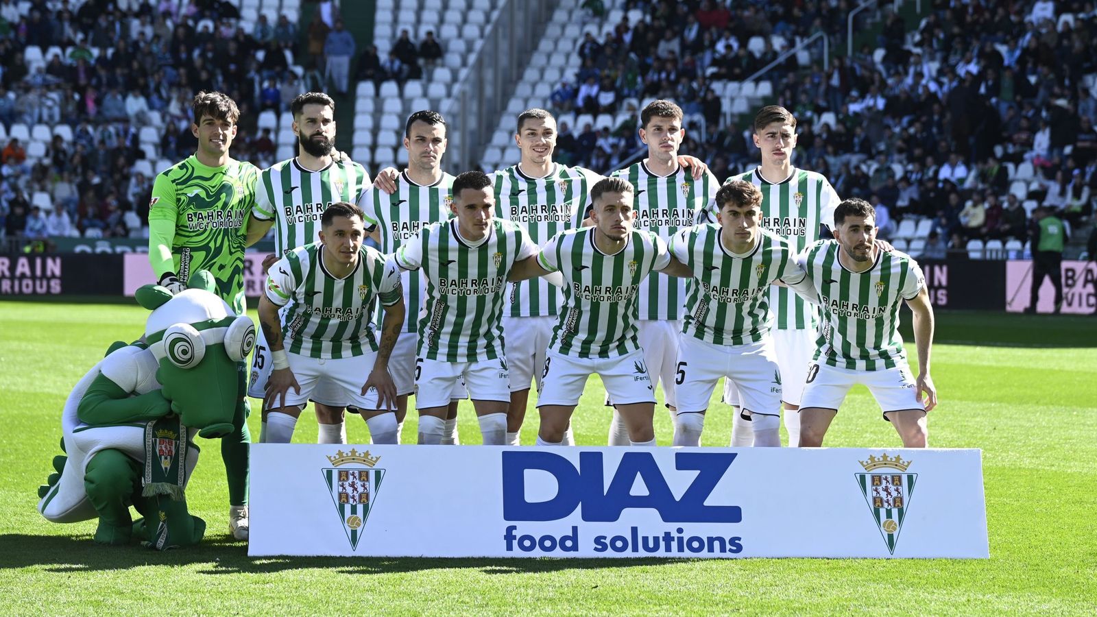 Formación inicial del Córdoba CF ante el Leganés.