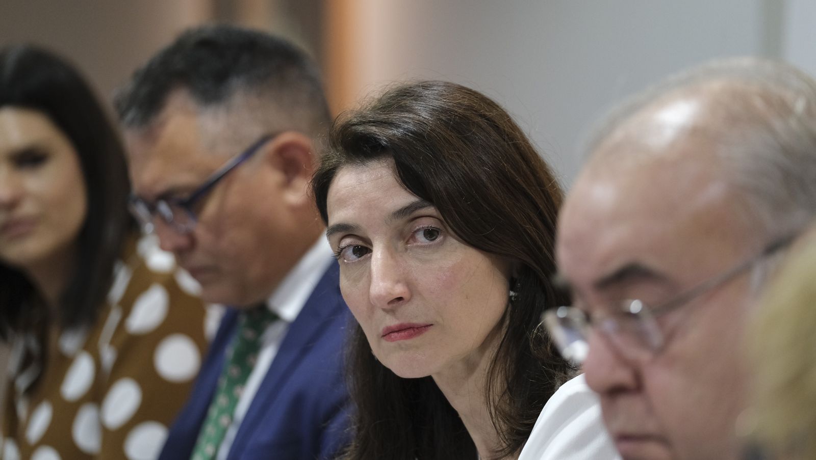 Imágenes de la conferencia de la Ministra de Justicia, Pilar Llop, en el Aula de Cultura Socialista.