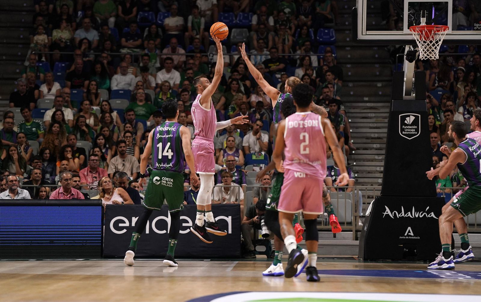 El Unicaja-Joventut, en fotos