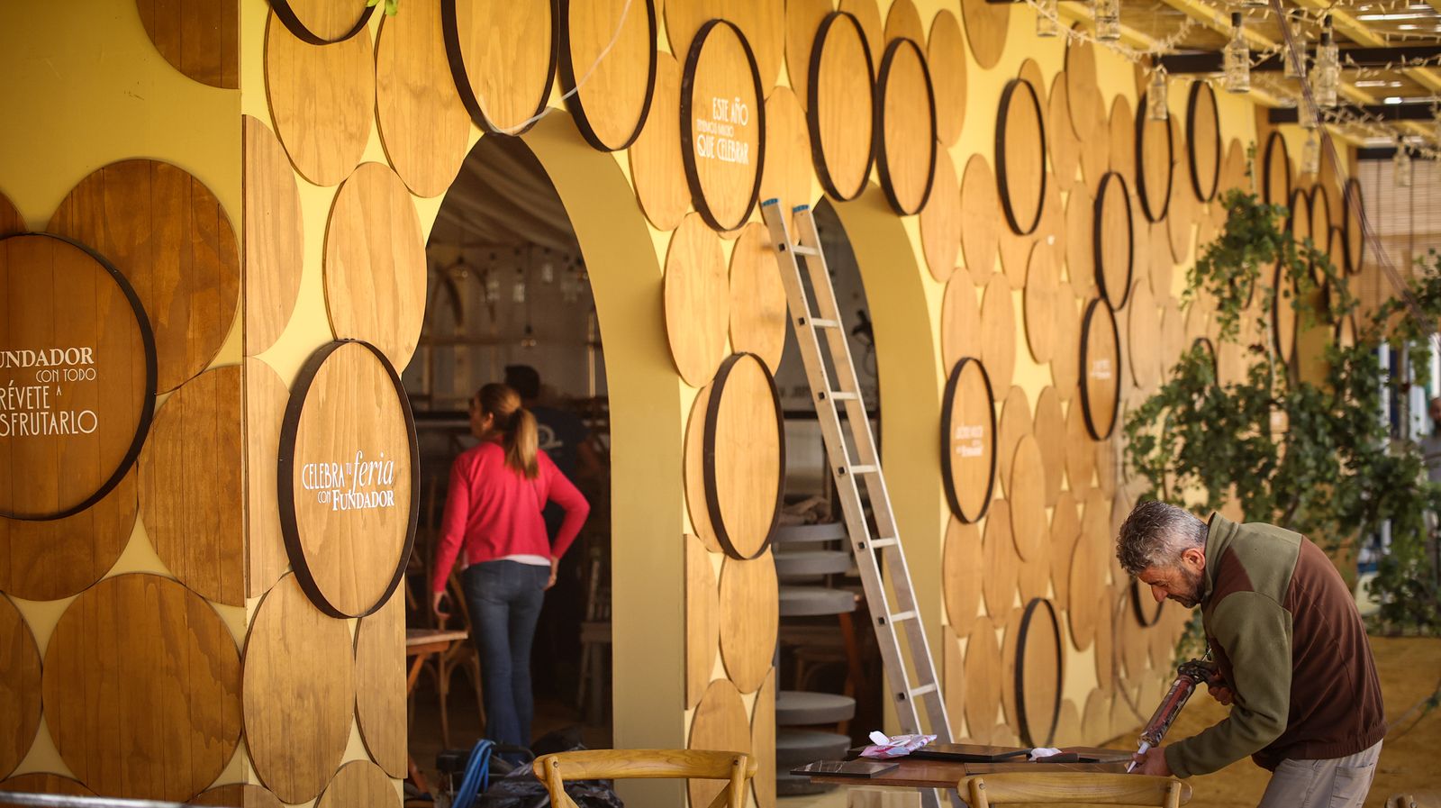 Imágenes de los preparativos para la Feria del Caballo 2024