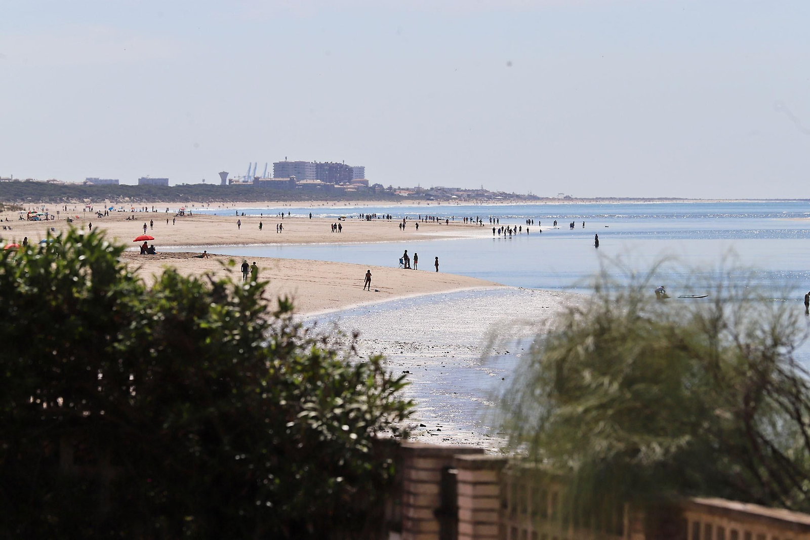 Imágenes de las playas de Huelva en la jornada de domingo