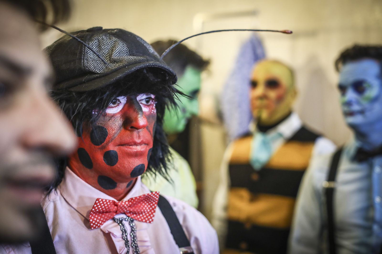 Las imágenes de la preparación de la comparsa 'La canción de la laguna'