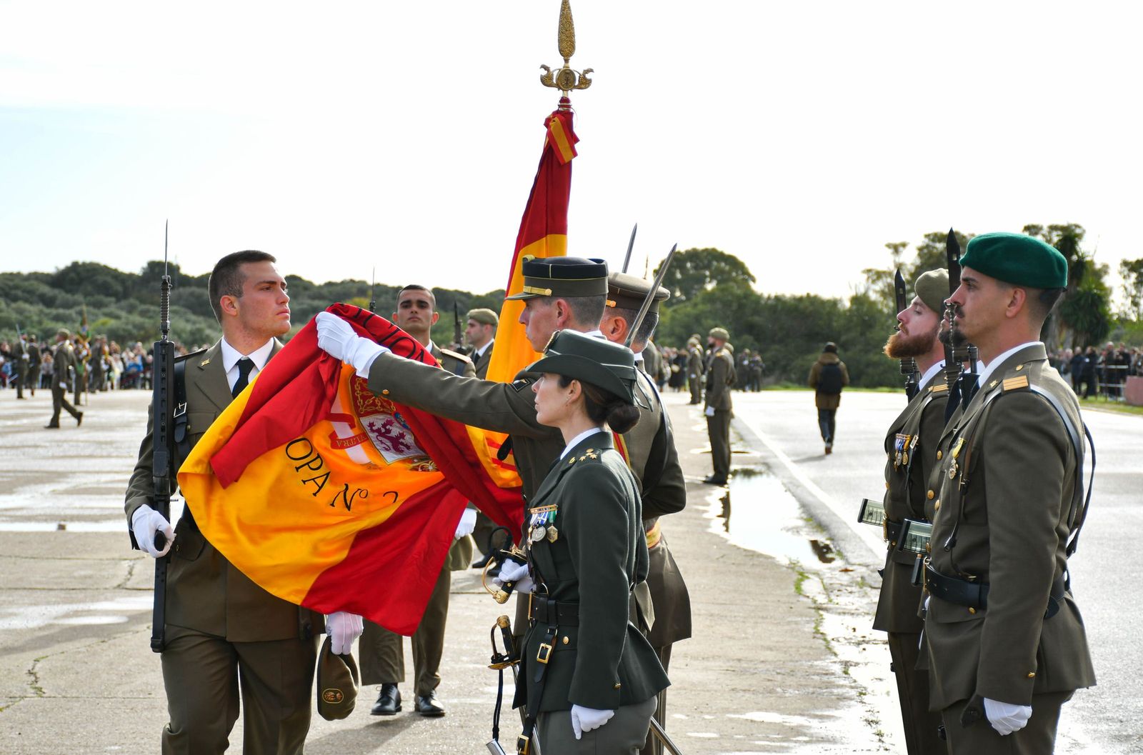 Jura de bandera en el CEFOT-2 de San Fernando: las imágenes